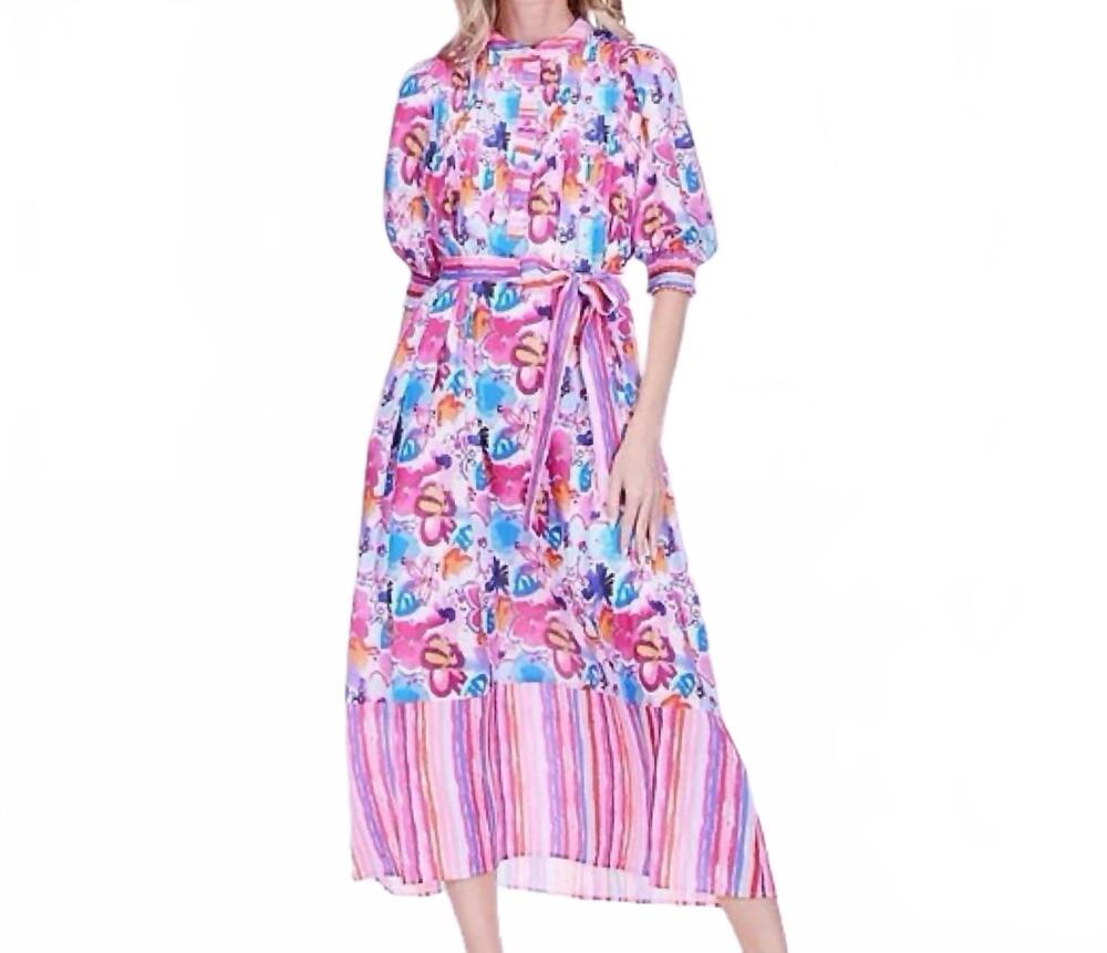 NEW JOY JOY the sconset maxi dress in pink